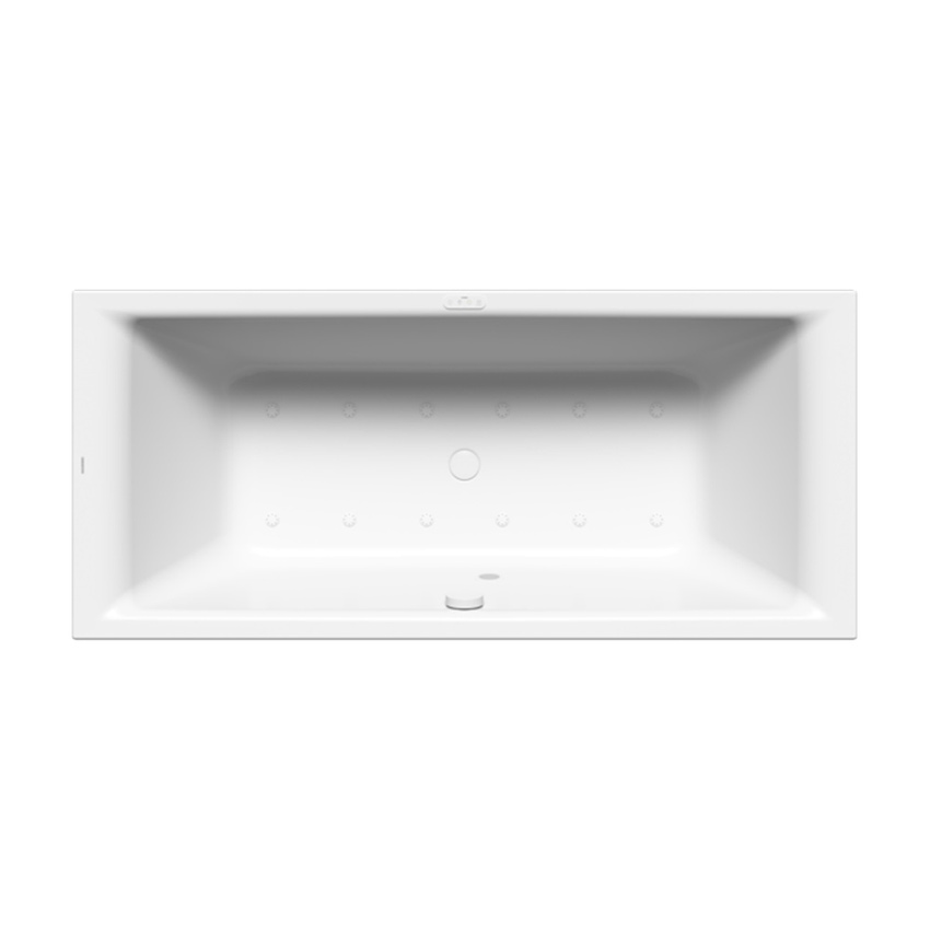 Immagine di Kaldewei PURO DUO vasca rettangolare L.170 P.75 cm, con AIRMASSAGE SOUL, in acciaio smaltato, colore bianco alpino 266360510001