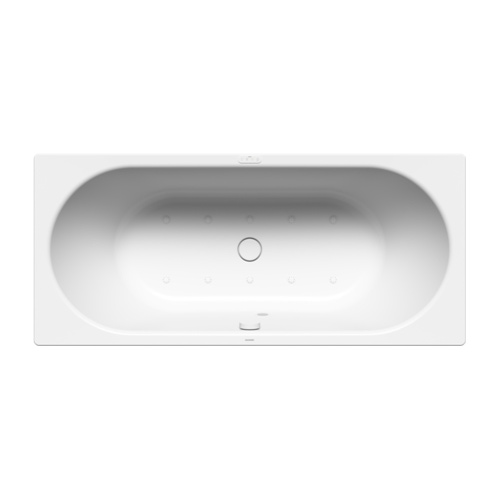 Immagine di Kaldewei CENTRO DUO vasca rettangolare L.180 P.80 cm, con AIRMASSAGE SOUL, in acciaio smaltato, colore bianco alpino 283360510001