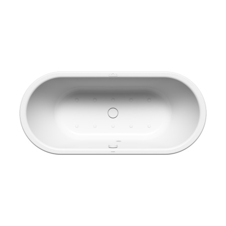 Immagine di Kaldewei CENTRO DUO OVAL vasca ovale L.180 P.80 cm, con AIRMASSAGE SOUL, in acciaio smaltato, colore bianco alpino 282860510001