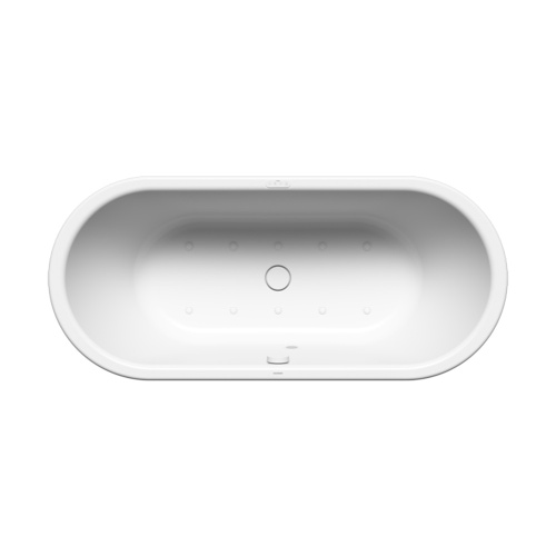 Immagine di Kaldewei CENTRO DUO OVAL vasca ovale L.180 P.80 cm, con AIRMASSAGE SOUL, in acciaio smaltato, colore bianco alpino 282860510001