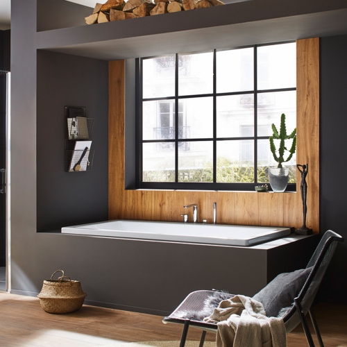 Immagine di Kaldewei CONODUO vasca rettangolare L.180 P.80 cm, con AIRMASSAGE SOUL, in acciaio smaltato, colore bianco alpino 235160510001