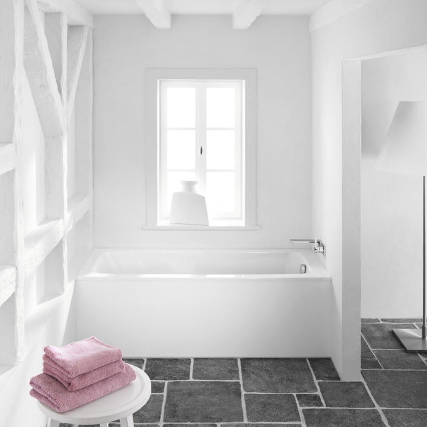 Immagine di Kaldewei CAYONO vasca rettangolare L.160 P.70 cm, con AQUAMASSAGE FULL BODY, in acciaio smaltato, colore bianco alpino 274860250001