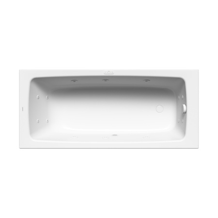 Immagine di Kaldewei CAYONO vasca rettangolare L.160 P.70 cm, con AQUAMASSAGE FULL BODY, in acciaio smaltato, colore bianco alpino 274860250001