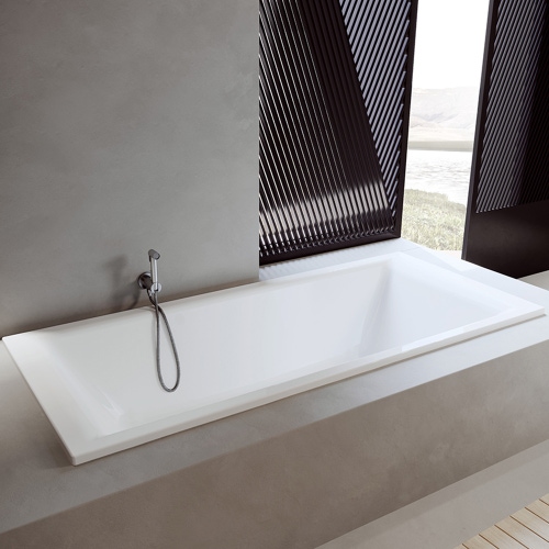 Immagine di Kaldewei PURO DUO vasca rettangolare L.170 P.75 cm, con AQUAMASSAGE FULL BODY, in acciaio smaltato, colore bianco alpino 266360250001