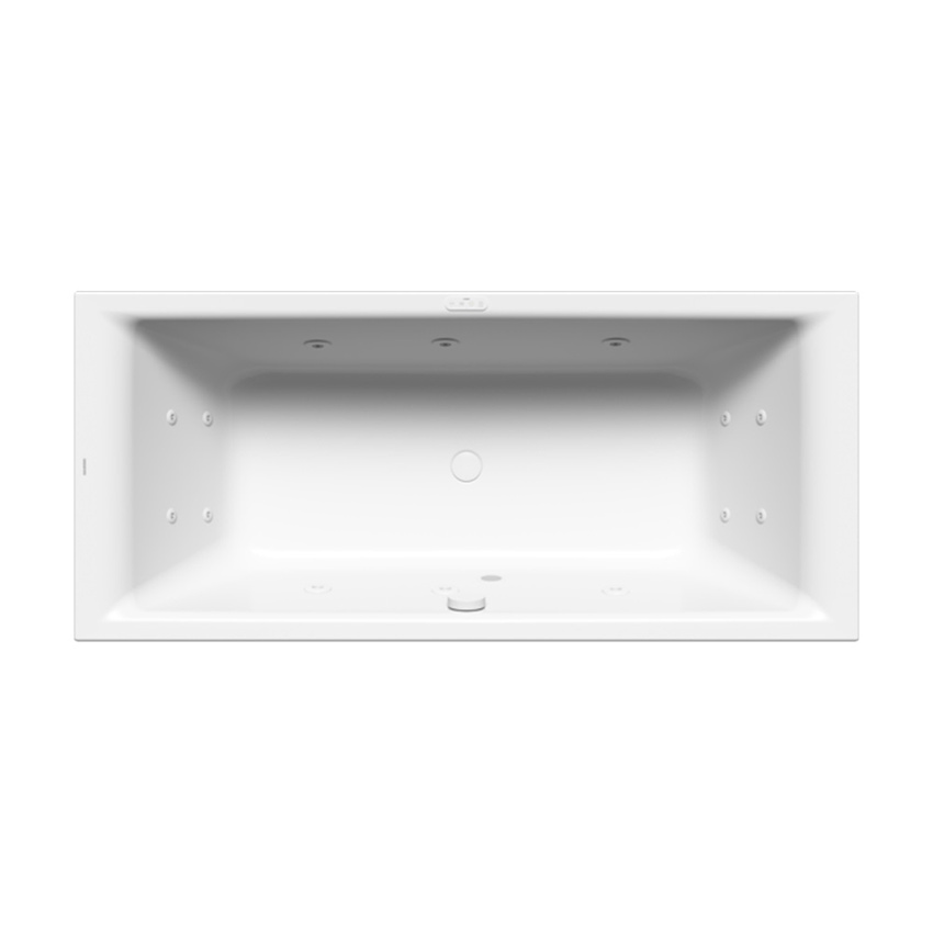 Immagine di Kaldewei PURO DUO vasca rettangolare L.170 P.75 cm, con AQUAMASSAGE FULL BODY, in acciaio smaltato, colore bianco alpino 266360250001