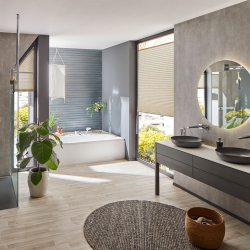 Immagine di Kaldewei CENTRO DUO vasca rettangolare L.170 P.75 cm, con AQUAMASSAGE FULL BODY, in acciaio smaltato, colore bianco alpino 283360250001