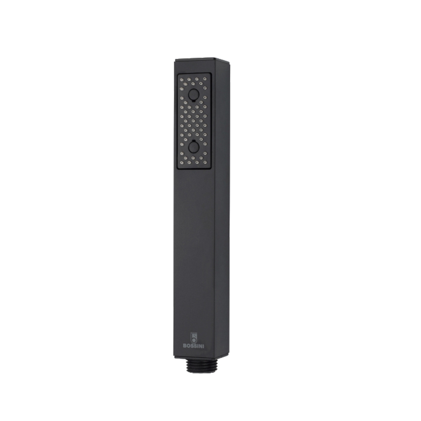 Immagine di Bossini CUBE doccia autopulente, monogetto, in ottone, colore nero finitura opaco B00255000073005