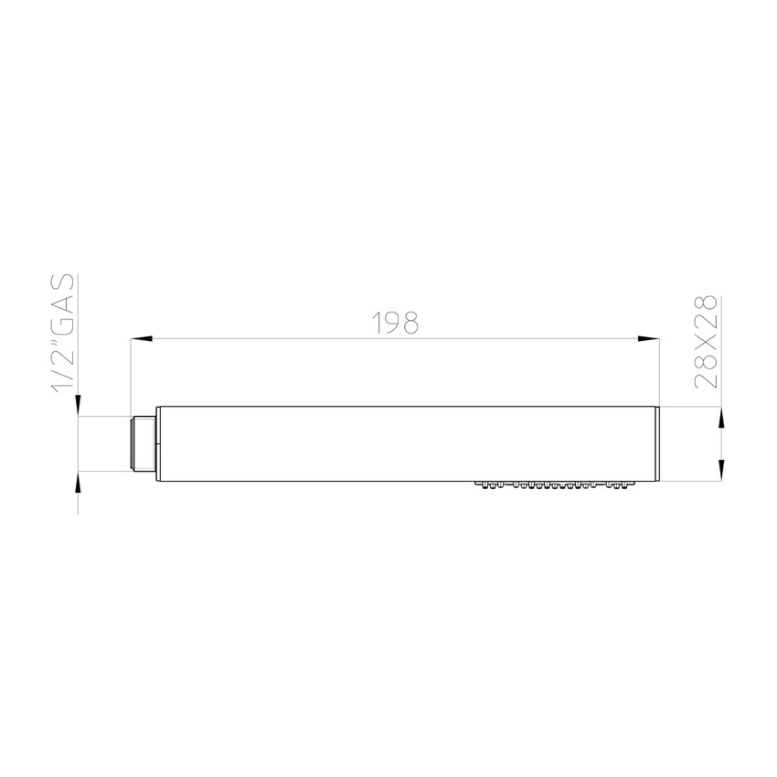 Immagine di Bossini ZEN doccia monogetto, in ottone, colore bianco finitura opaco  B00250000045005