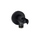 Bossini Supporto doccia, in ottone, con presa acqua integrata, colore nero finitura opaco C12000000073003