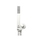 Bossini ZEN kit supporto orientabile con presa acqua, doccia e flessibile 150 cm, colore bianco finitura opaco C54004C00045004