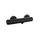 Bossini Miscelatore monocomando, esterno doccia, con attacco flessibile, colore nero finitura opaco Z005130073