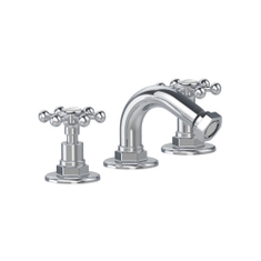 Immagine di Bellosta BRUSIN+ batteria bidet 3 fori, con bocca girevole, senza scarico, finitura cromo 01-5707/4/S