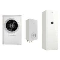 Immagine di Bosch Hybrid Extra Sistema ibrido composto da pompa di calore con unità interna CSH7000i AW 7 OR e caldaia a condensazione con bollitore 210 litri GC5300i WM 24/210 SO per riscaldamento, raffrescamento e ACS 7735210125