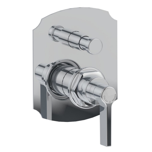 Immagine di Bellosta BRUSIN- miscelatore a incasso con deviatore, 2 uscite, piastra Classic, senza corpo incasso, finitura cromo 01-5700/MKL/E