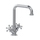 Bellosta BRUSIN+ rubinetteria lavabo H.27 cm, monoforo, bocca girevole, con scarico, finitura cromo 01-5705/2/B
