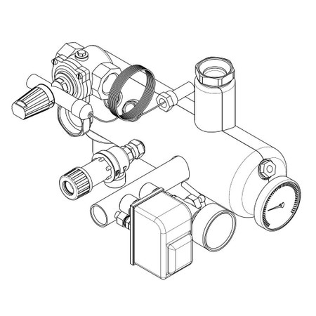 Immagine di Beretta Kit tronchetto con sicurezze INAIL per caldaia stand alone 20131898