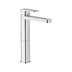 Immagine di Nobili LOOP miscelatore per bacinella H.27 cm con bocca a cascata, con scarico, finitura cromo LPC90128/1CR
