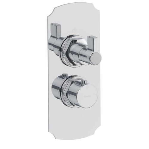 Immagine di Bellosta BRUSIN- miscelatore, con termostatico, a incasso, 1 uscita, senza corpo incasso, finitura cromo 01-5712/KL/E