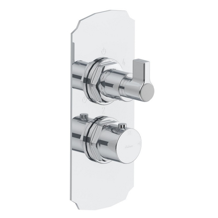 Immagine di Bellosta BRUSIN- miscelatore, con termostatico, a incasso, con deviatore, 4 uscite, senza corpo incasso, finitura cromo 01-5712/4KL/E