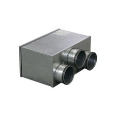 Immagine di Irsap Plenum di mandata isolato per unità DEUM I 40/20 - DEUS 30 con flange di fissaggio per condotti flessibili, 3 attacchi x 125 mm ADEPLE031200010