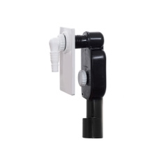 Immagine di Ghidini COBRA sifone ad incasso per lavatrice in PEHD, con uscita 40mm o ø 40/50mm, con cappella di protezione, placca in acciaio inox 11550I