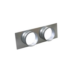 Immagine di Irsap Piastra di ripresa per unità CLIMA 2 con attacchi circolari DN200 (1x200 mm) ACLPIA01200R2