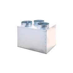 Immagine di Irsap Plenum di mandata isolato 3 attacchi DN150 per unità CLIMA 4 RV ACLPLE031500010
