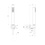Immagine di Gessi EMPORIO SHOWER set doccia con presa acqua, doccetta anticalcare e flessibile 150 cm, finitura finox brushed nickel 38726#149