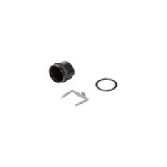 Immagine di Irsap Kit di attacco per tubo corrugato DN75, composto da attacco in ABS, forchetta anti sfilamento e guarnizione DPLKITATTD75