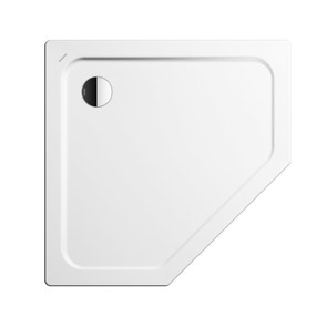 Immagine di Kaldewei CORNEZZA piatto doccia pentagonale L.90, profondità interna 2,5 cm, colore bianco finitura opaco 459000010711