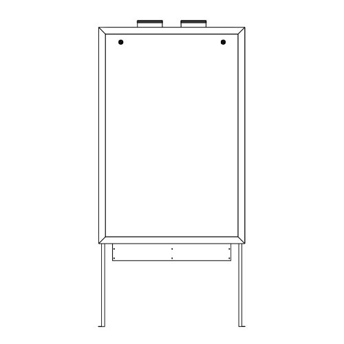 Immagine di Irsap Contenitore per installazione ad incasso nella parete, per unità IRSAIR B 220, IRSAIR B 150 P e IRSAIR B 220 P AREINCB2