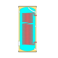 Immagine di ACV TSA 1HP 750 Bollitore vetrificato a serpentino maggiorato capacità 750 litri  165775