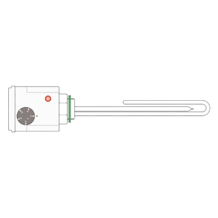 Immagine di ACV Resistenza elettrica sanitario/primario con termostato 1.5 kW monofase (1 x 230V) 709480