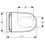 Immagine di Geberit AquaClean Sela WC sospeso con funzione bidet, colore bianco 146.140.11.1