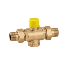 Immagine di Caleffi Valvola a sfera a tre vie, terza via 3/4" femmina, 14,43 Kv (m³/h), nuova tenuta O-Ring 648050