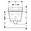 Immagine di Geberit AquaClean Sela WC sospeso con funzione bidet, colore bianco 146.140.11.1