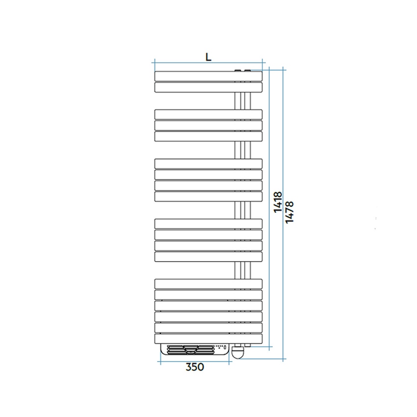 Soul S Termoarredo Irsap Bianco Standard