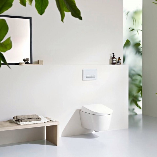 Immagine di Geberit AquaClean Sela WC sospeso con funzione bidet, colore bianco 146.140.11.1