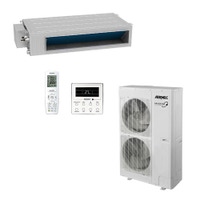 Immagine di Aermec LCG_D R32 Climatizzatore canalizzato monosplit inverter | unità esterna 16 kW trifase unità interna 55000 BTU LCG1600T+LCG1600D