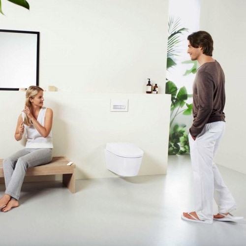 Immagine di Geberit AquaClean Sela WC sospeso con funzione bidet, colore bianco 146.140.11.1
