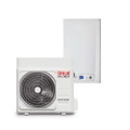 Immagine di Unical HYBREER 3 KON INC 24 HP 90 sistema ibrido per riscaldamento/raffrescamento e ACS, completo di caldaia murale  a condensazione da includere nel box per incasso e pompa di calore aria-acqua 00377290