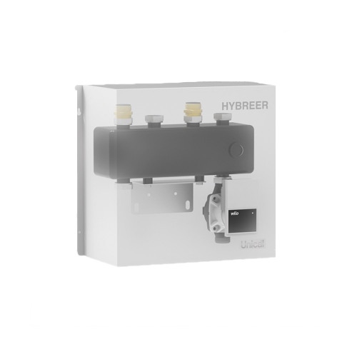 Immagine di Unical HYBREER 2 HP 120 kit di "ibridizzazione" per impianto esistente 00376953