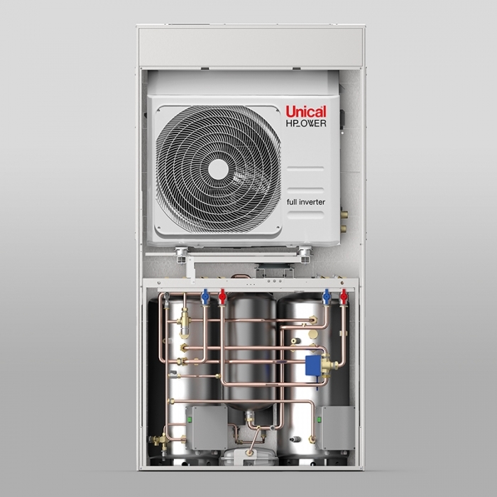 Immagine di Unical ELE MONOBOILER HP90 sistema integrato per riscaldamento/raffrescamento e A.C.S. 00377391
