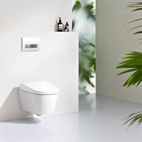 Immagine di Geberit AquaClean Sela WC sospeso con funzione bidet, colore bianco 146.140.11.1