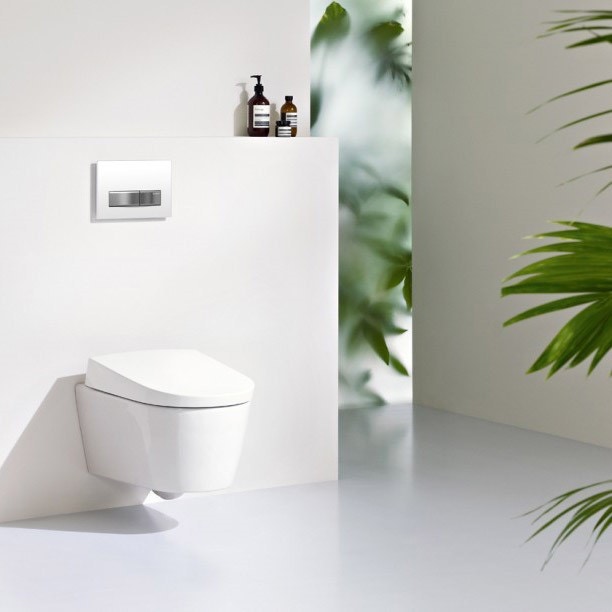 Immagine di Geberit AquaClean Sela WC sospeso con funzione bidet, colore bianco 146.140.11.1