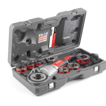 Immagine di Ridgid 690-I, Filettatrice elettrica portatile con staffa di supporto, cassetta di trasporto e testa portapettini (1/2" - 2") 44933