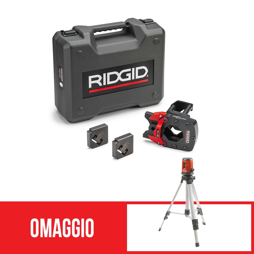 Immagine di Ridgid STRUTSLAYR™ Cesoia per profilati 21x41 mm + omaggio Micro CL-100 livella laser a raggi incrociati 64053+38758