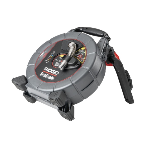 Immagine di Ridgid SeeSnake® MicroReel APX con tecnologia TruSense, sistema di videoispezione, monitor con registrazione digitale e Wi-Fi CS6x VERSA, batteria da 18 V e caricabatterie 75848