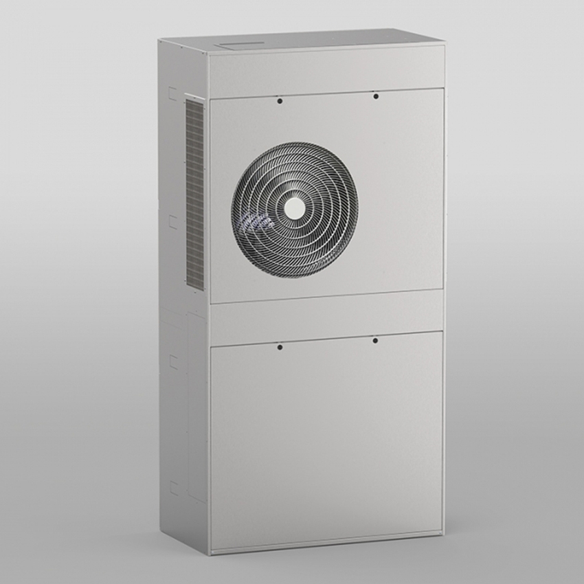 Immagine di Unical Box metallico per contenere l’intero sistema, per installazione esterna, a vista o semi-incasso, per Ele Monoboiler, colore bianco 00375720
