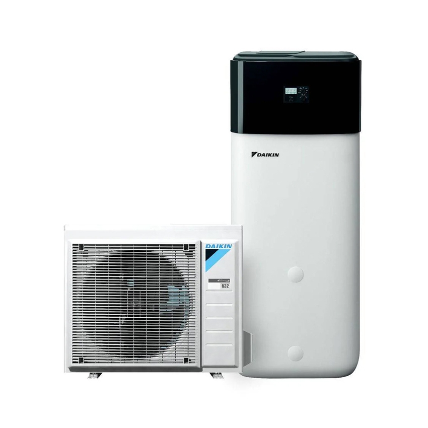 Immagine di Daikin ALTHERMA 3 R ECH2O COMPACT BIV pompa di calore bivalente per riscaldamento, raffrescamento e produzione ACS | unità esterna 4 kW accumulo 300 l. con riscaldatore ausiliario 3kW SB.EHSXB304D/04R1